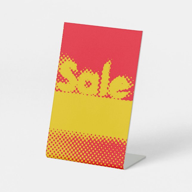 Flashy Grungy Sale Sign with Eye-Catching Colours (Front)