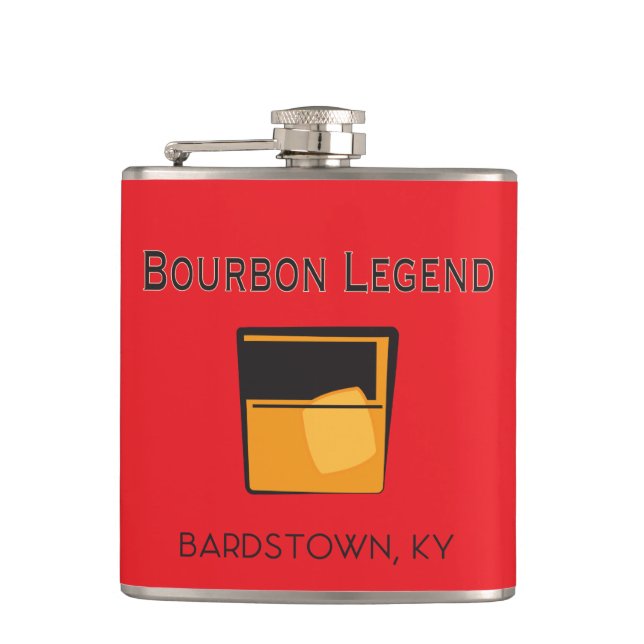 Flask - Bourbon Legend, Bardstown Kentucky (Front)