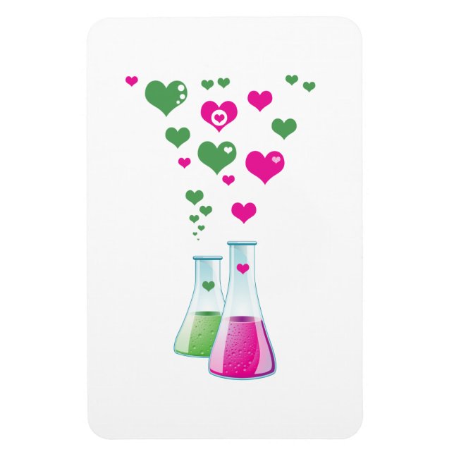 Flask, Erlenmeyer, Beaker, Chemistry, Laboratory Magnet (Vertical)