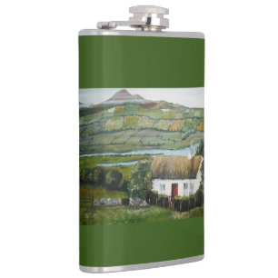 Flask Irish  Ireland Celtic Flask