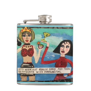 Flask-Let’s work out really hard Hip Flask