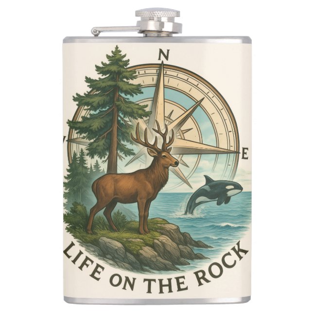 Flask - Life On The Rock (Front)