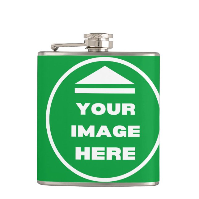  Flask - Personalized - Add Image / Text  (Front)