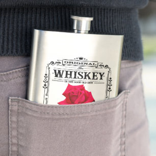 FLASK_Red Rose Hip Flask