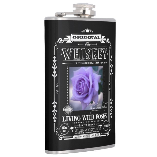 FLASK_Rosa Sweet Moon Hip Flask (Right)