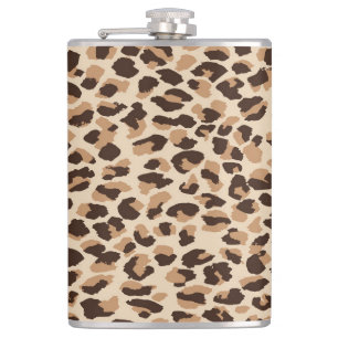 Flask Safari Leopard Print