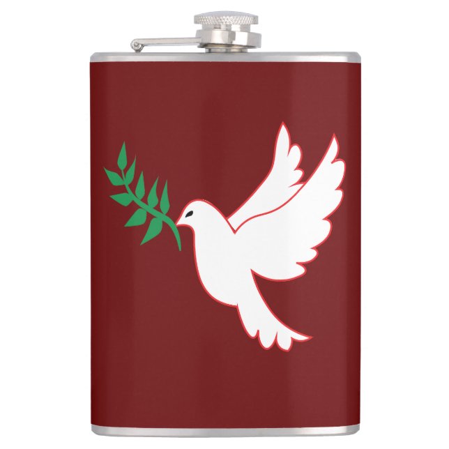 Flask with Bird of Peace (Front)