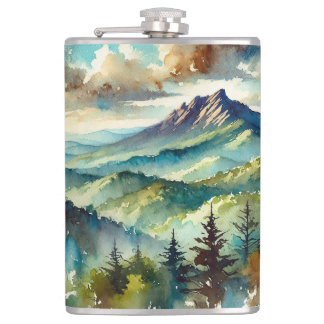 Flask with Mountain Landscape Design – Adventure-R