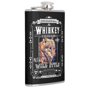 FLASK_Wolf Hip Flask