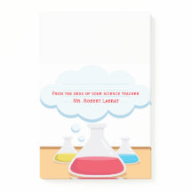 Flasks Science Teacher's Note Pad