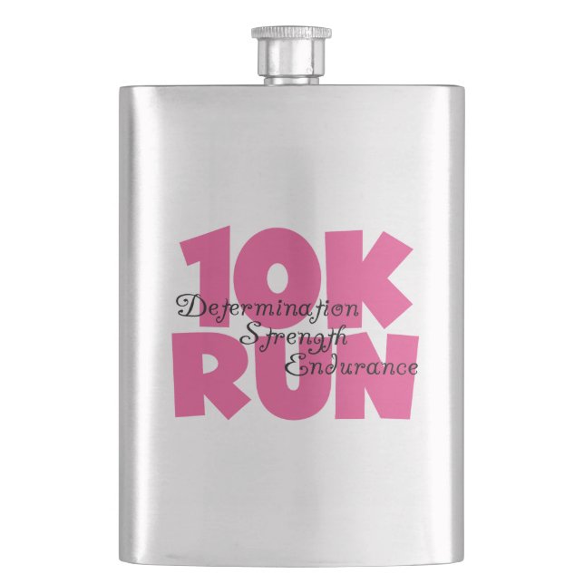 Flasque 10K Run Sport Rose (devant)