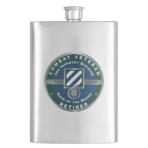 Flasque 3e division d'infanterie à la retraite