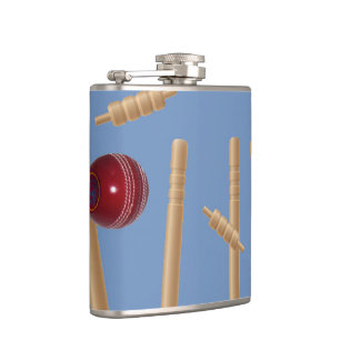 Flasque à vin Bowled At Cricket
