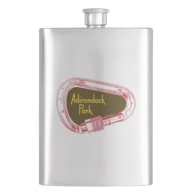 Flasque Adirondacks Escalade Carabiner (devant)