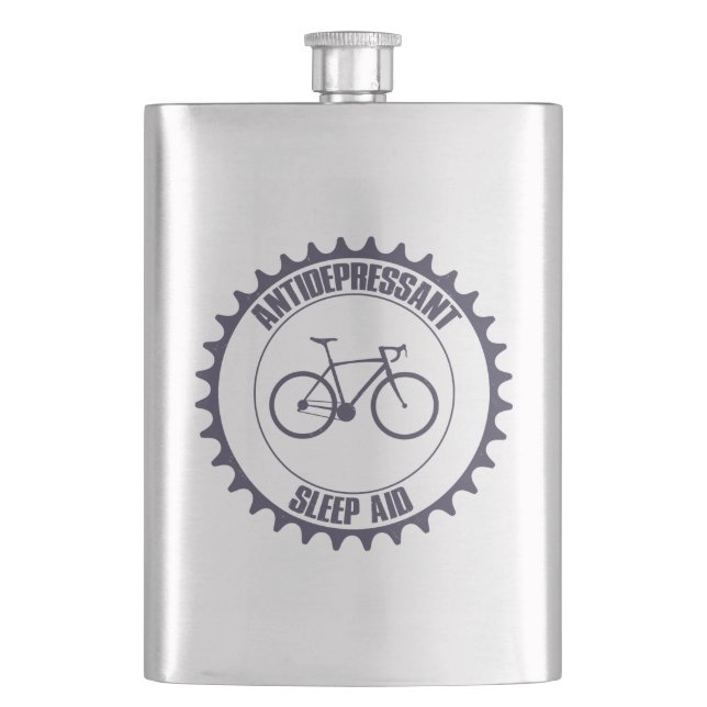 Flasque Antidépresseur à vélo, Sleep Aid (devant)