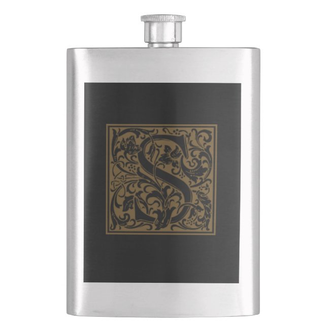 Flasque Antique S Monogramme (devant)