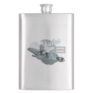 Flasque Avion militaire de dessin