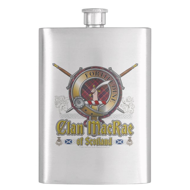 Flasque Badge de clan MacRae (devant)