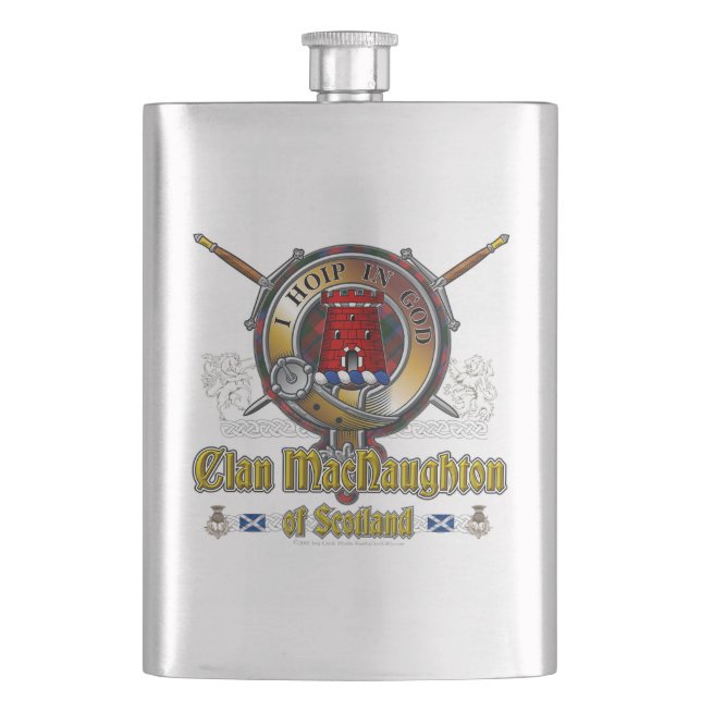 Flasque Badge du clan MacNaughton (devant)