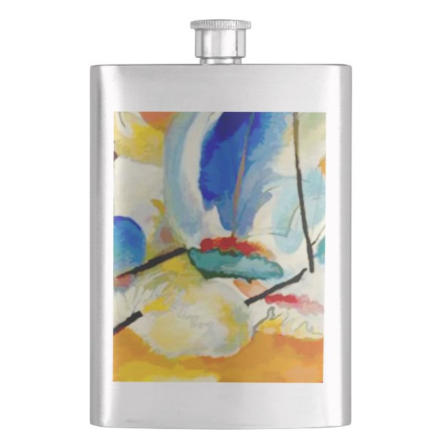 Flasque Bataille maritime de Kandinsky 1913 (devant)