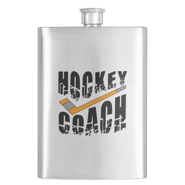 Flasque Bâton entraîneur de hockey (devant)