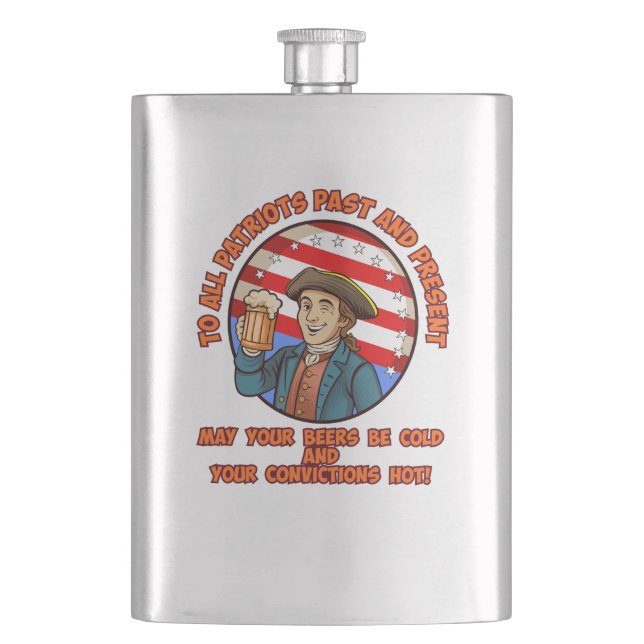 Flasque Bière froide le 4 juillet (devant)