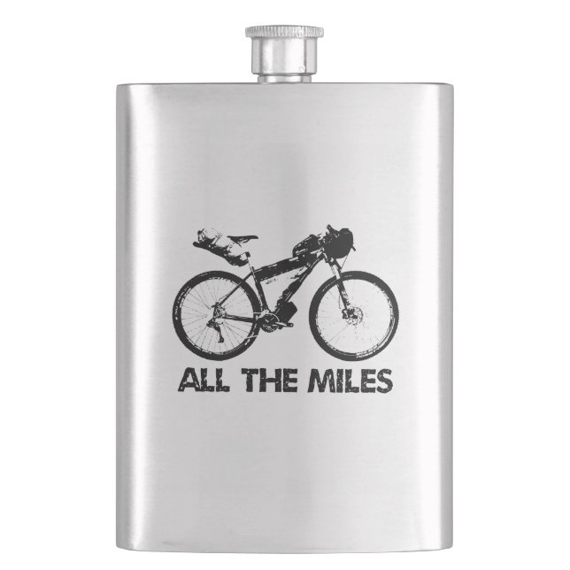 Flasque Bikepacking Tous Les Miles (devant)