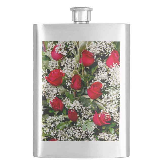Flasque Bouquet de fleurs (devant)