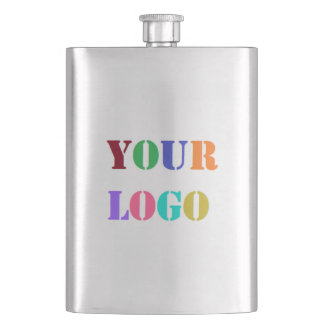 Flasque Branded Your Business Promotional Flask Example