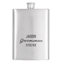 Cadeau pour garçons d'honneur Texte personnalisé F