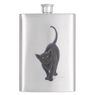 Flasque Cadeaux et accessoires de chat noir