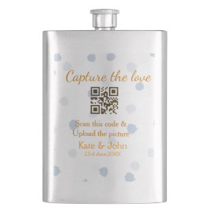 Flasque Capturer l'amour ajouter QR numérisation télécharg