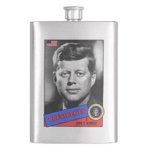 Flasque Carte de baseball de John F. Kennedy