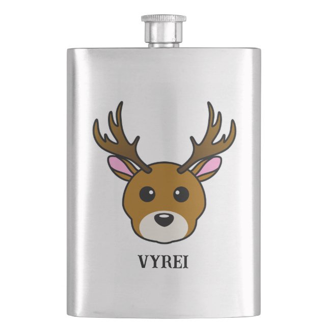 Flasque Cartoon Deer (devant)