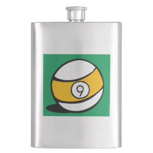Flasque Cette conception de neuf boules est une grande