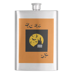 Flasque Château hanté Halloween Custom Classic Flask