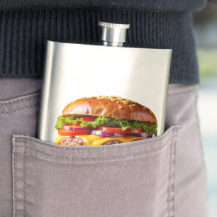 Flasque ChaussureHabille hamburger empilé thic