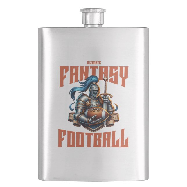 Flasque Chevalier de Fantasy Football (devant)