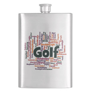 Flasque Cloud Word de golf
