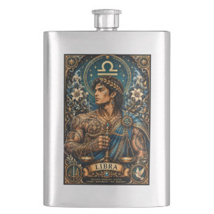 Flasque Conception du zodiaque Balance Masculin Céleste