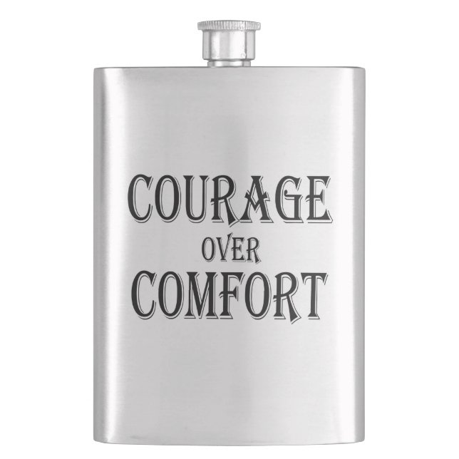 Flasque Courage sur confort (devant)