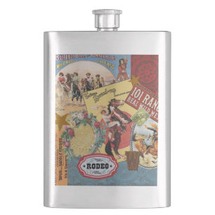 Flasque cowgirl vintage