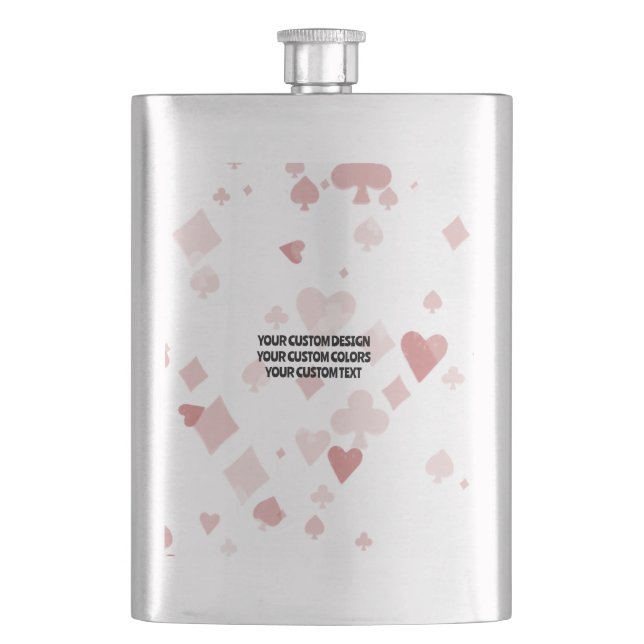 Flasque Créez votre propre personnalisation personnalisée (devant)