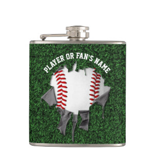 Flasque de baseball déchiré