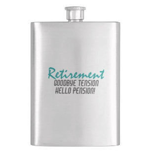 Flasque Devis de retraite amusant