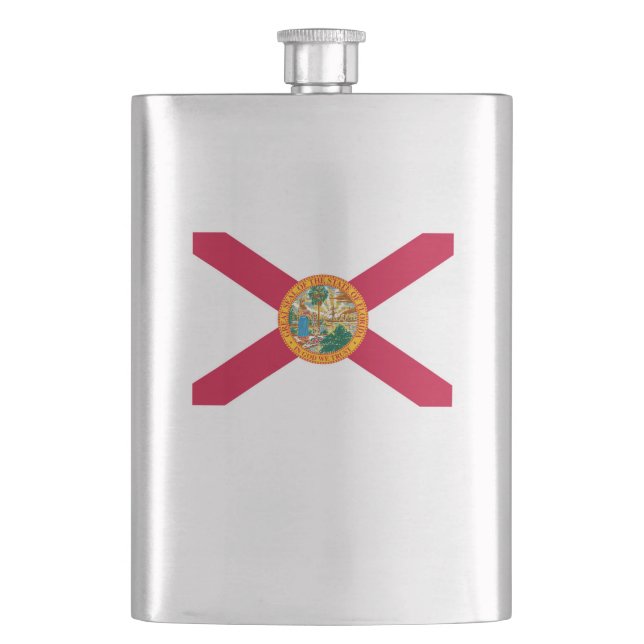Flasque Drapeau d'État de Floride (devant)