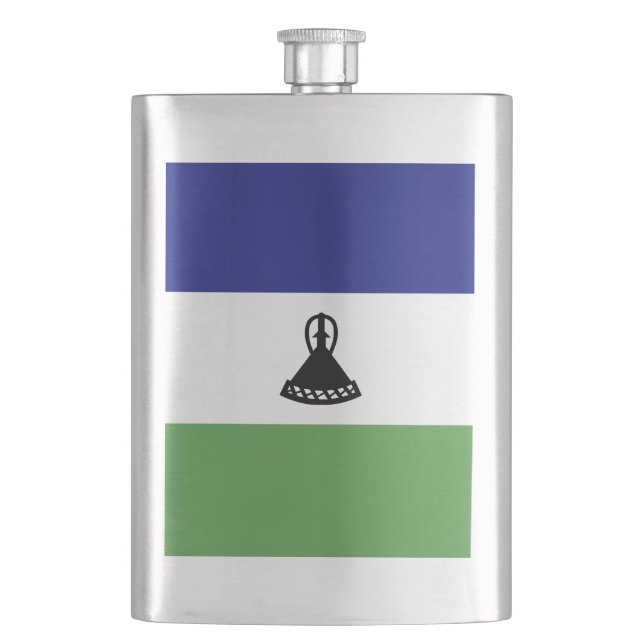Flasque Drapeau du Lesotho (devant)
