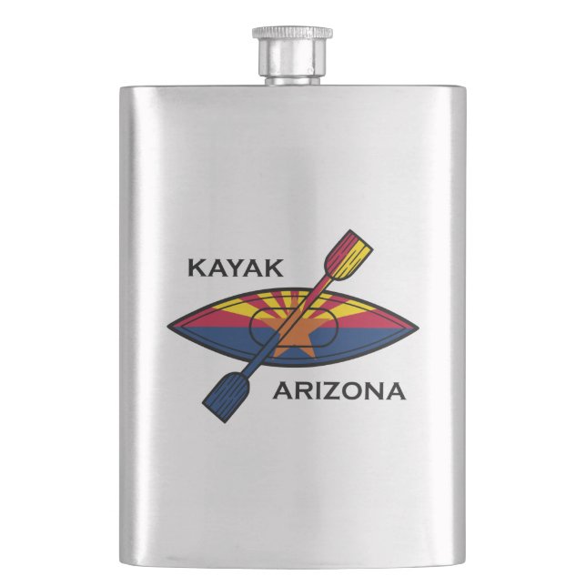 Flasque Drapeau Kayak Arizona (devant)