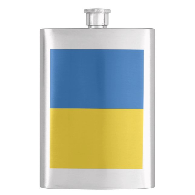 Flasque Drapeau Ukraine (devant)