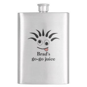 Flasque Drôle Visage aller jus